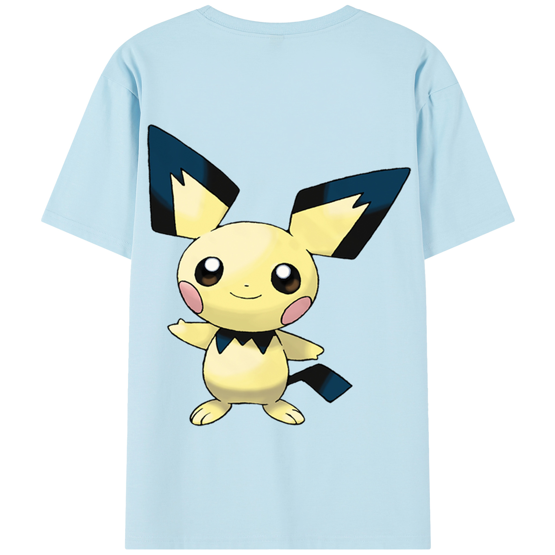 （画像用） ポケットモンスター Pokémon 綿100％半袖Tシャツ（背面プリント）